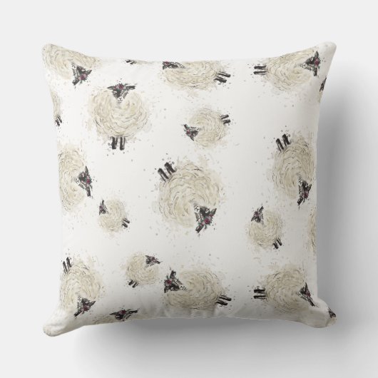 Coussin Jolis moutons (Verso)