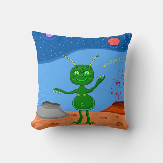 Coussin Jolly le mignon Alien (Recto)