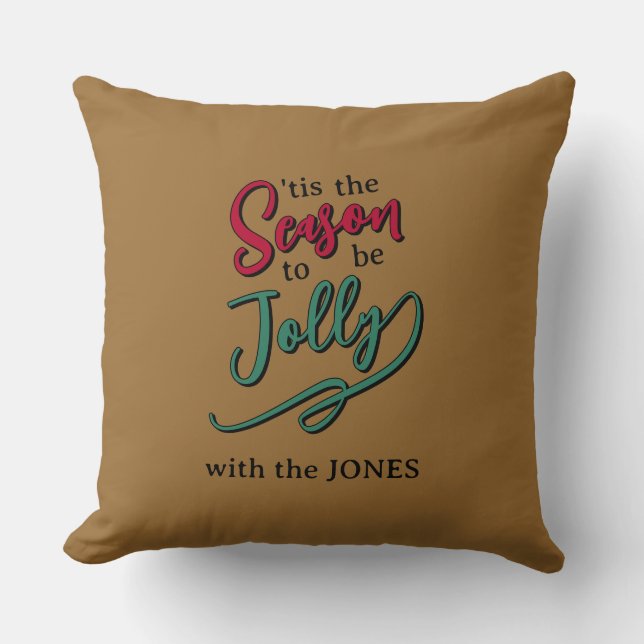 Coussin Jolly Season Throw pillow (Recto)