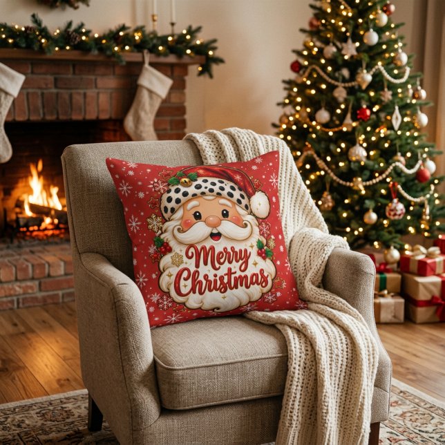 Coussin Jolly St. Nick  (Créateur téléchargé)