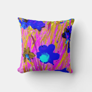 Coussin 'Jonquilles roses'