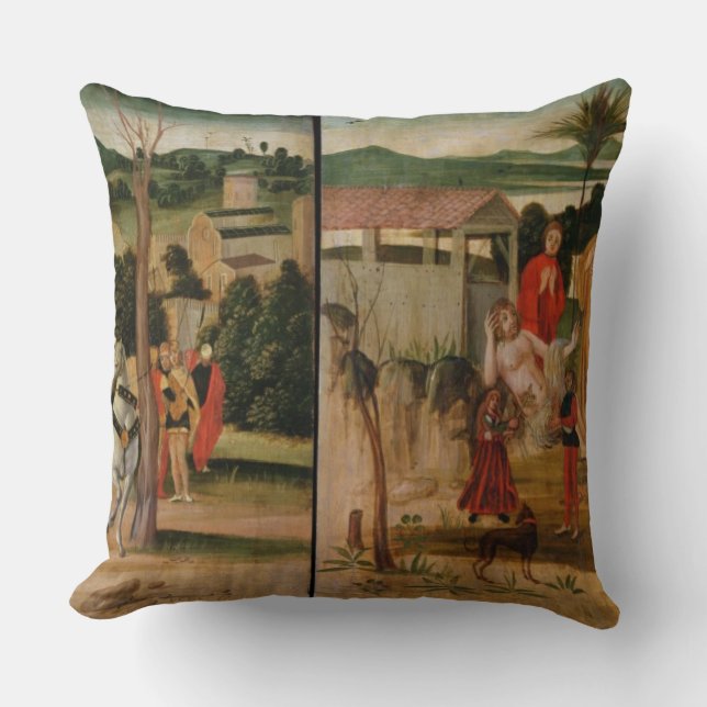 Coussin Joshua aux murs de Jéricho (Recto)