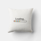 Coussin Jote Design Papa Blague Chargement De Fête des pèr (Verso)