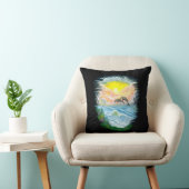 Coussin Jouer aux dauphins sous le soleil (Chaise)