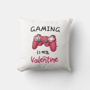 Coussin Jouer est ma Saint Valentin