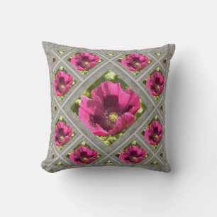 Coussin Jouer l'oreiller avec la Magenta Poppy