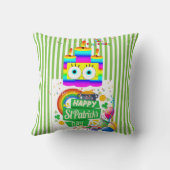 Coussin Jouer l'oreiller, Joyeux anniversaire St. Patrick' (Verso)