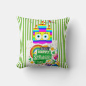 Coussin Jouer l'oreiller, Joyeux anniversaire St. Patrick' (Recto)