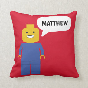 Coussin Jouet en plastique Construction Brick Man Figure p