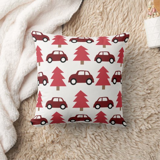 Coussin Jouet rouge Arbre de Noël (Couverture)