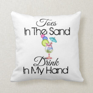 Coussin Jouets Dans Le Sable, Bois Dans Ma Main