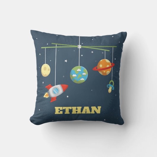 Coussin Jouets de chambre spatiale pour bébé garçon Oreill (Recto)