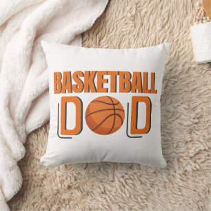 Coussin Joueur de l'équipe de basket-ball papa Sports