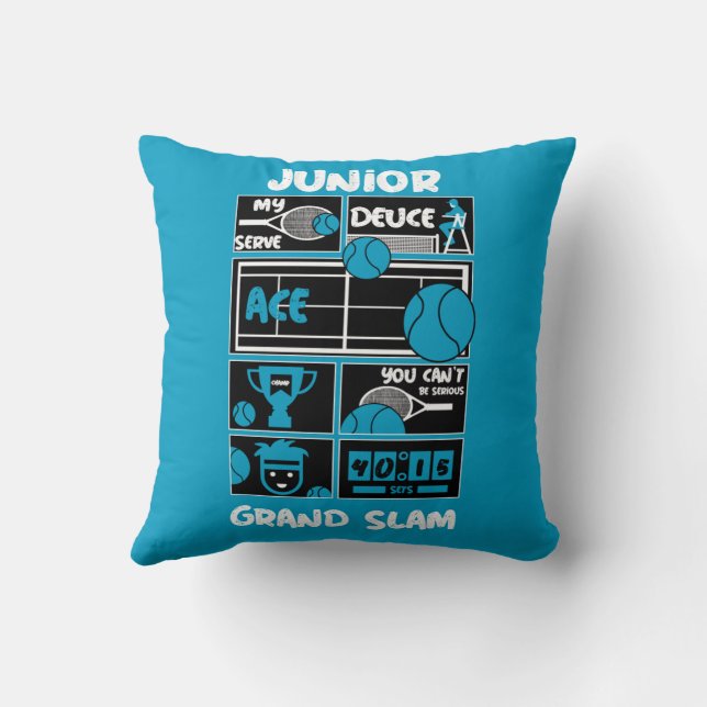 Coussin Joueur de tennis junior (Verso)