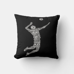 Coussin Joueur de volley-ball garçons Jeunes Hommes