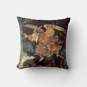 Coussin Joueur Tengu : Jeu d'Oreiller du folklore japonais