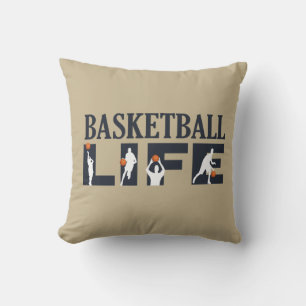 Coussin Joueurs de basket élégants