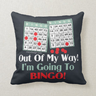 Coussin Joueurs de bingo-test