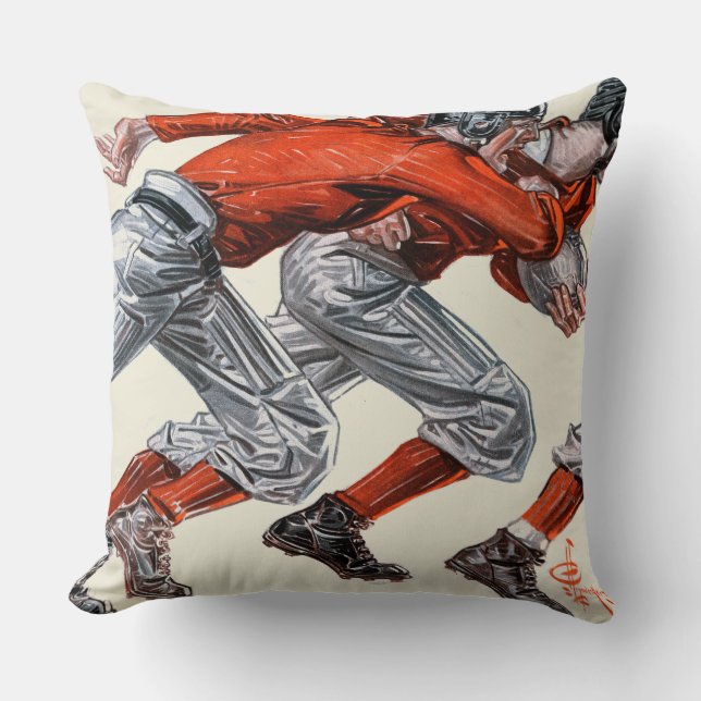 Coussin Joueurs de football (Recto)