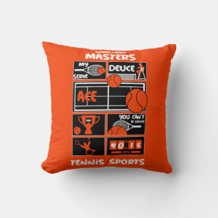 Coussin Joueurs De Tennis En Fauteuil Roulant