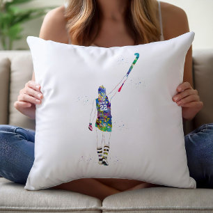 Coussin Joueuse de hockey sur gazon
