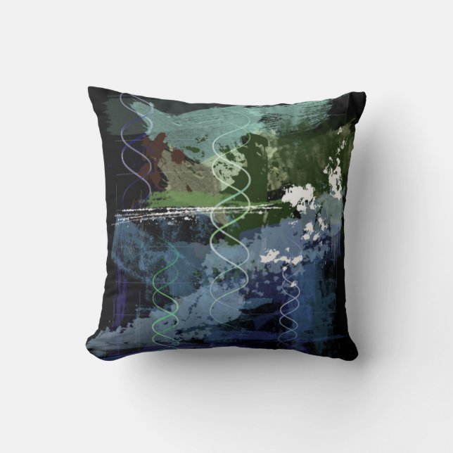 Coussin Jour 5 de genèse : Créatures (Recto)