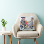 Coussin Jour d'appréciation de papa - carreau carré (Chaise)