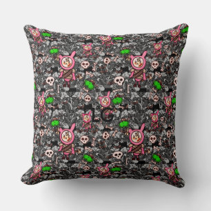 Coussin Jour de Dessins Kawaii Morts