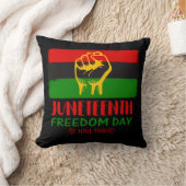 Coussin Jour de la Liberté - Histoire noire (Couverture)