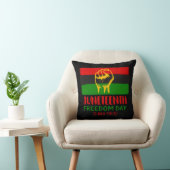 Coussin Jour de la Liberté - Histoire noire (Chaise)
