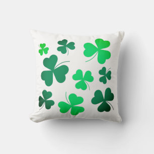Coussin Jour de la Saint Patrick de printemps vert irlanda
