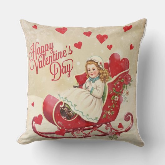 Coussin Jour de la Saint Valentin (Recto)