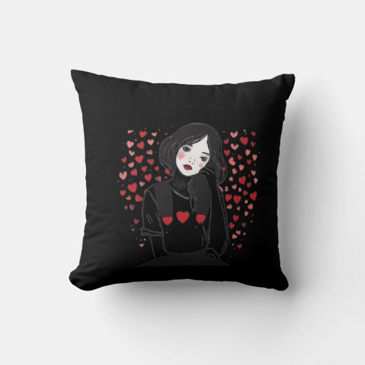 Coussin jour de la Saint-Valentin (Recto)