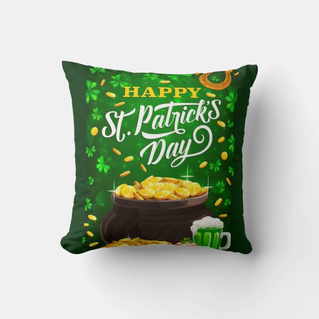 Coussin Jour de la St Patrick (Recto)