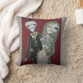 Coussin Jour de l'Américain mort MoJo Pillo de couples de (Couverture)
