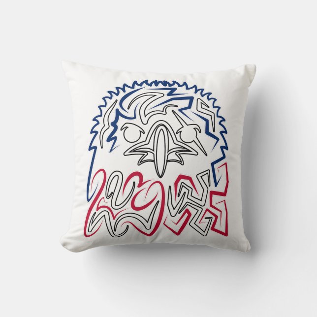 Coussin Jour de l'indépendance American Eagle (Recto)