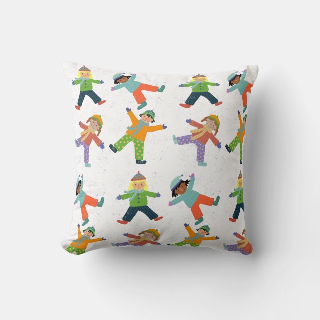 Coussin Jour de neige (Recto)