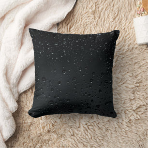Coussin Jour de pluie gouttes d'eau douce Jetez l'oreiller