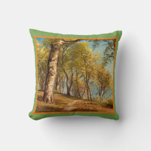 Coussin Jour de printemps dans la forêt par Peder Mork Mon