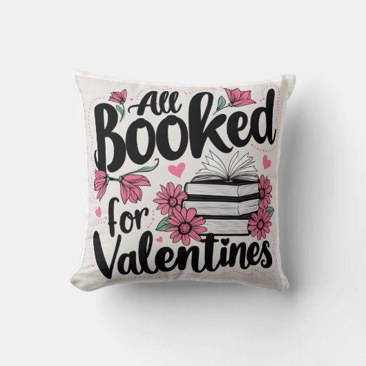 Coussin Jour de réservation de la Saint-Valentin (Recto)