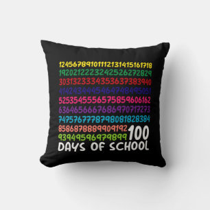 Coussin Jour des 100 nombres de mathématiques à l'école po