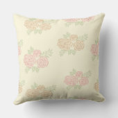 Coussin Jour des mères aux motifs floraux (Verso)