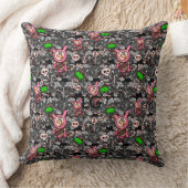 Coussin Jour des Morts Kawaii Doodles (Couverture)