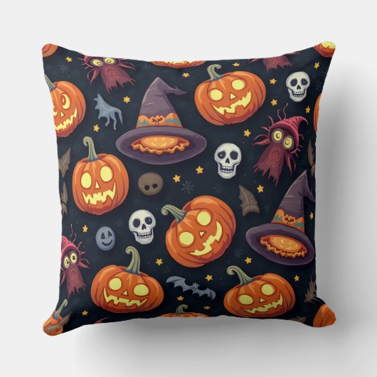 Coussin Jour d'Halloween (Verso)