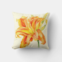 Jour Lily jaune orangé pilon
