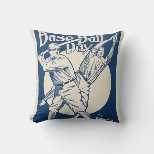 Coussin Jours de base-ball (Recto)