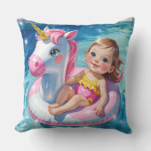 Coussin Jours de pool (Recto)