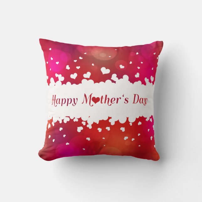 Coussin Jovely Happy Mother's Day Hearts (Recto)