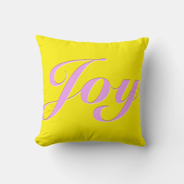 Coussin Joy personnalisable (Recto)