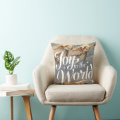 Coussin Joy to the World Christmas Design (Chaise)